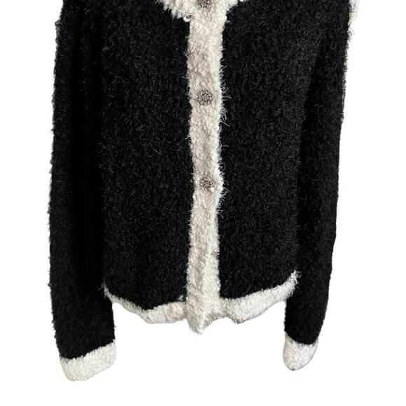 H&M Divided Button Front Knit Cardigan sz L - Picture 3 of 11